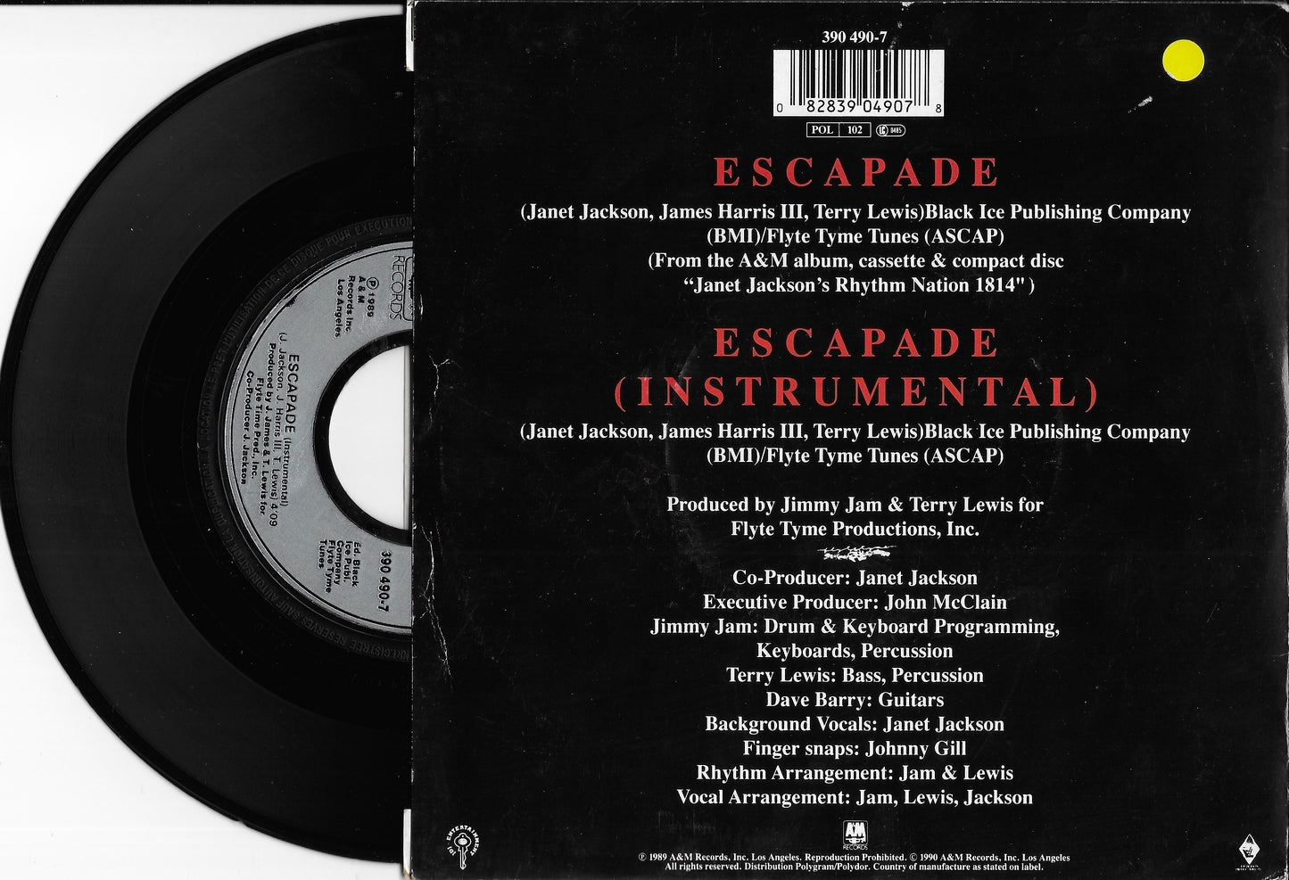 JANET JACKSON - Escapade