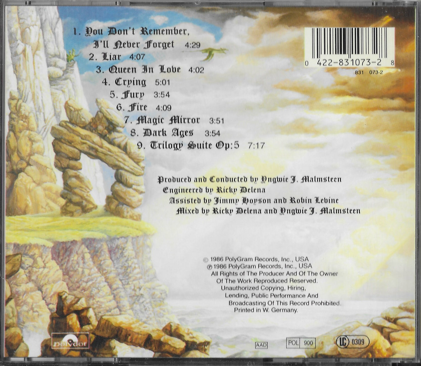 YNGWIE J. MALMSTEEN - Trilogy