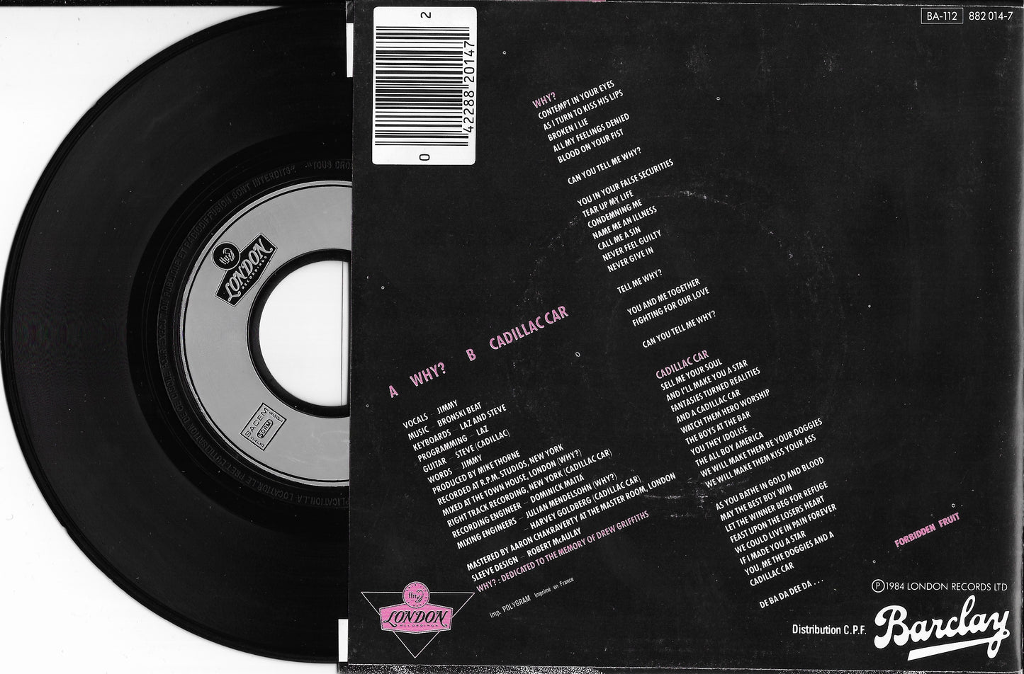 BRONSKI BEAT - Why ?