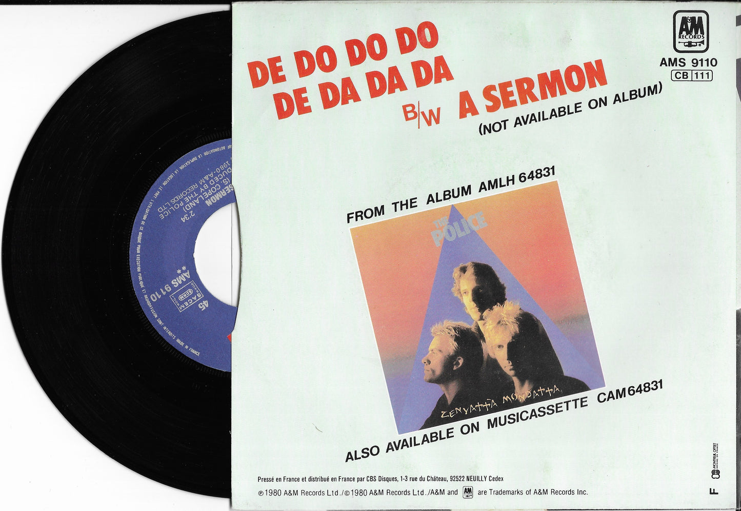 THE POLICE - De Do Do Do De Da Da Da