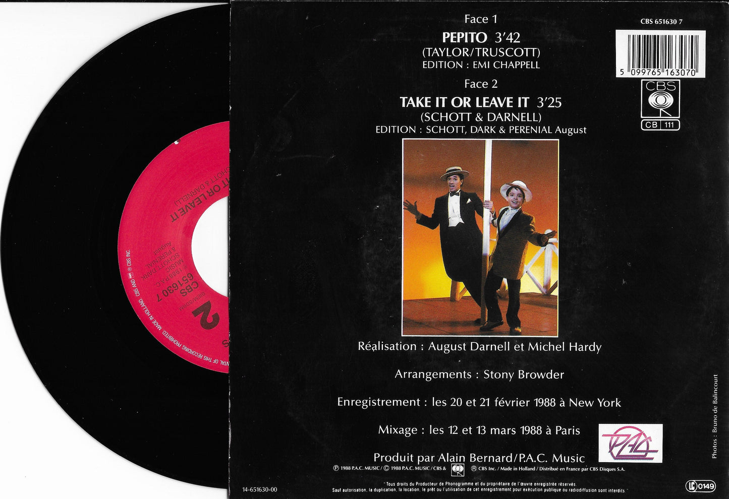 KID CREOLE & THE COCONUTS - Pepito