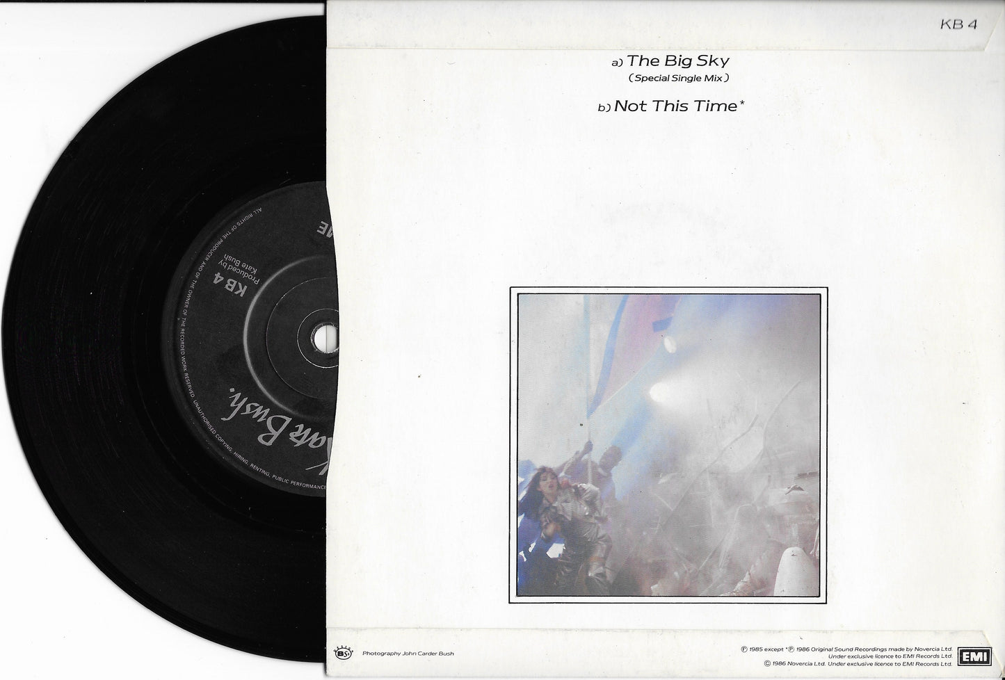 KATE BUSH - The Big Sky (Special Single Mix) (pressage UK)