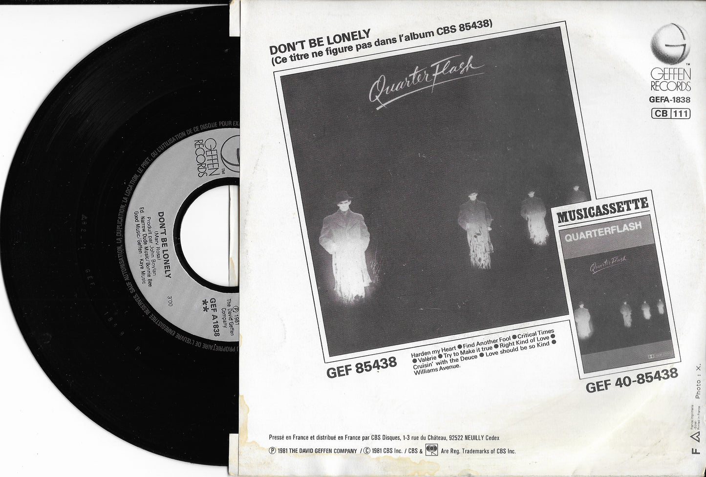 QUARTERFLASH - Harden My Heart