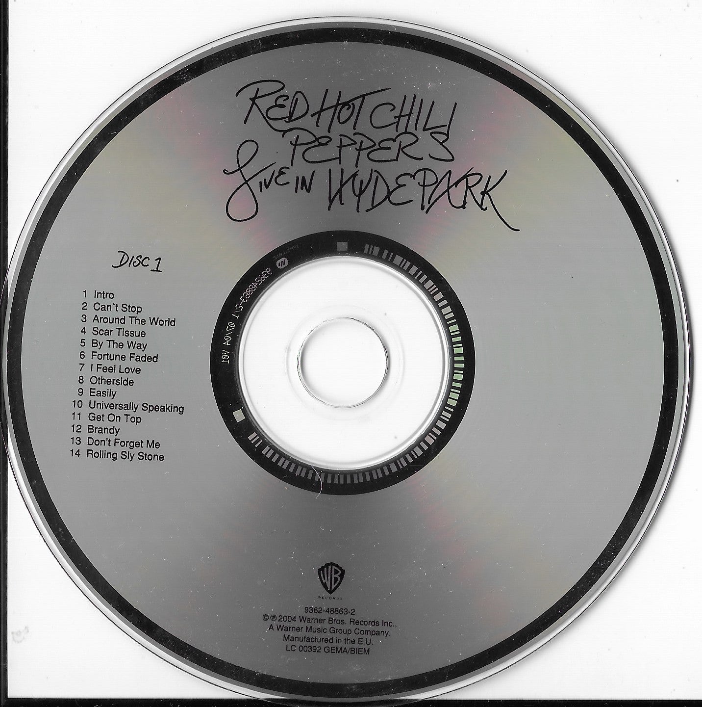 RED HOT CHILI PEPPERS - Live In Hyde Park