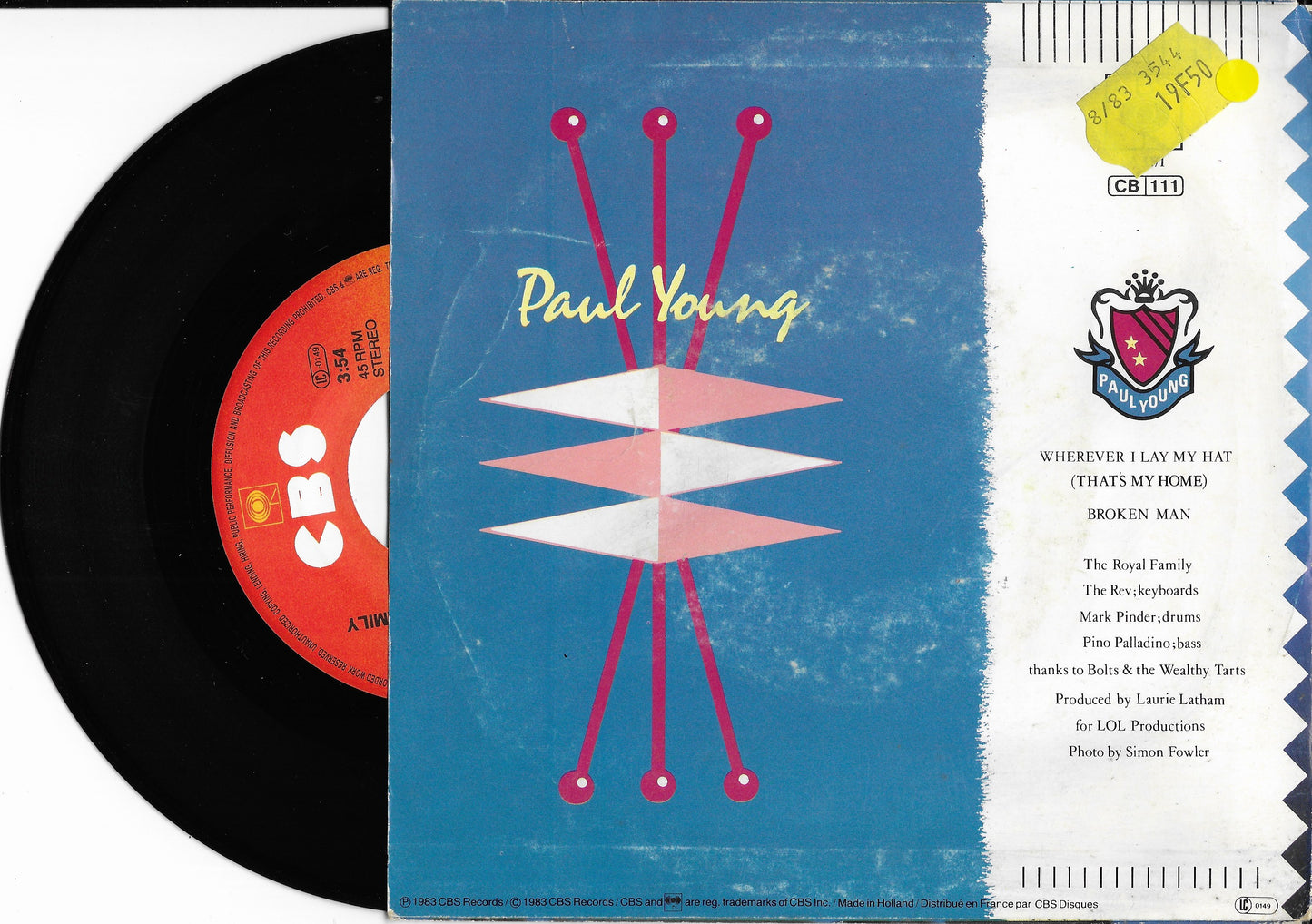 PAUL YOUNG - Wherever I Lay My Hat