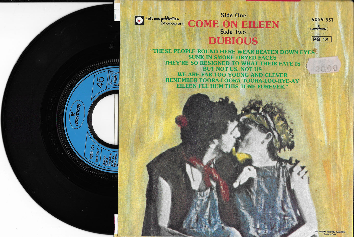 DEXY'S MIDNIGHT RUNNERS & THE EMERALD EXPRESS - Come On Eileen