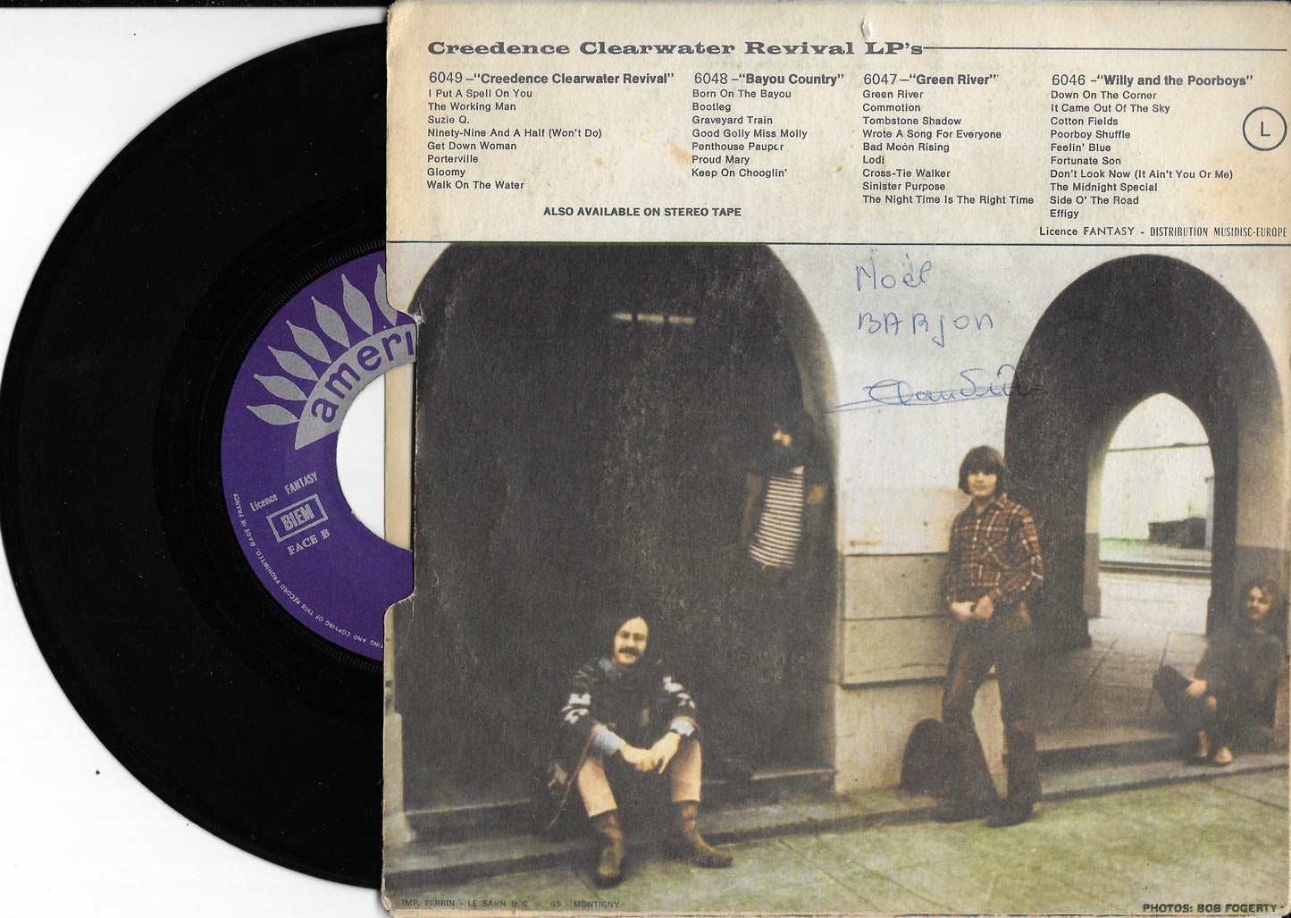CREEDENCE CLEARWATER REVIVAL - Run Through The Jungle / Up Around The Bend