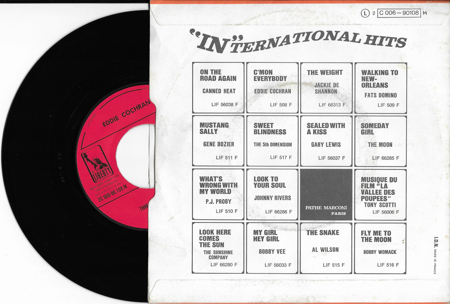 EDDIE COCHRAN - Week-End / Three Steps To Heaven