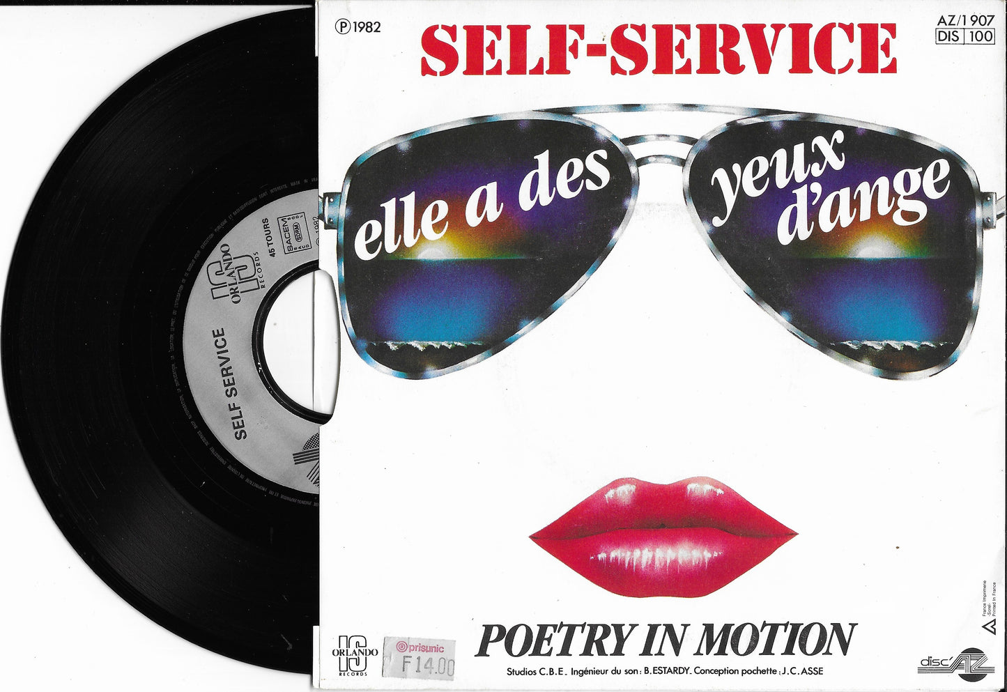 SELF SERVICE - Elle A Des Yeux D'Ange / Poetry In Motion