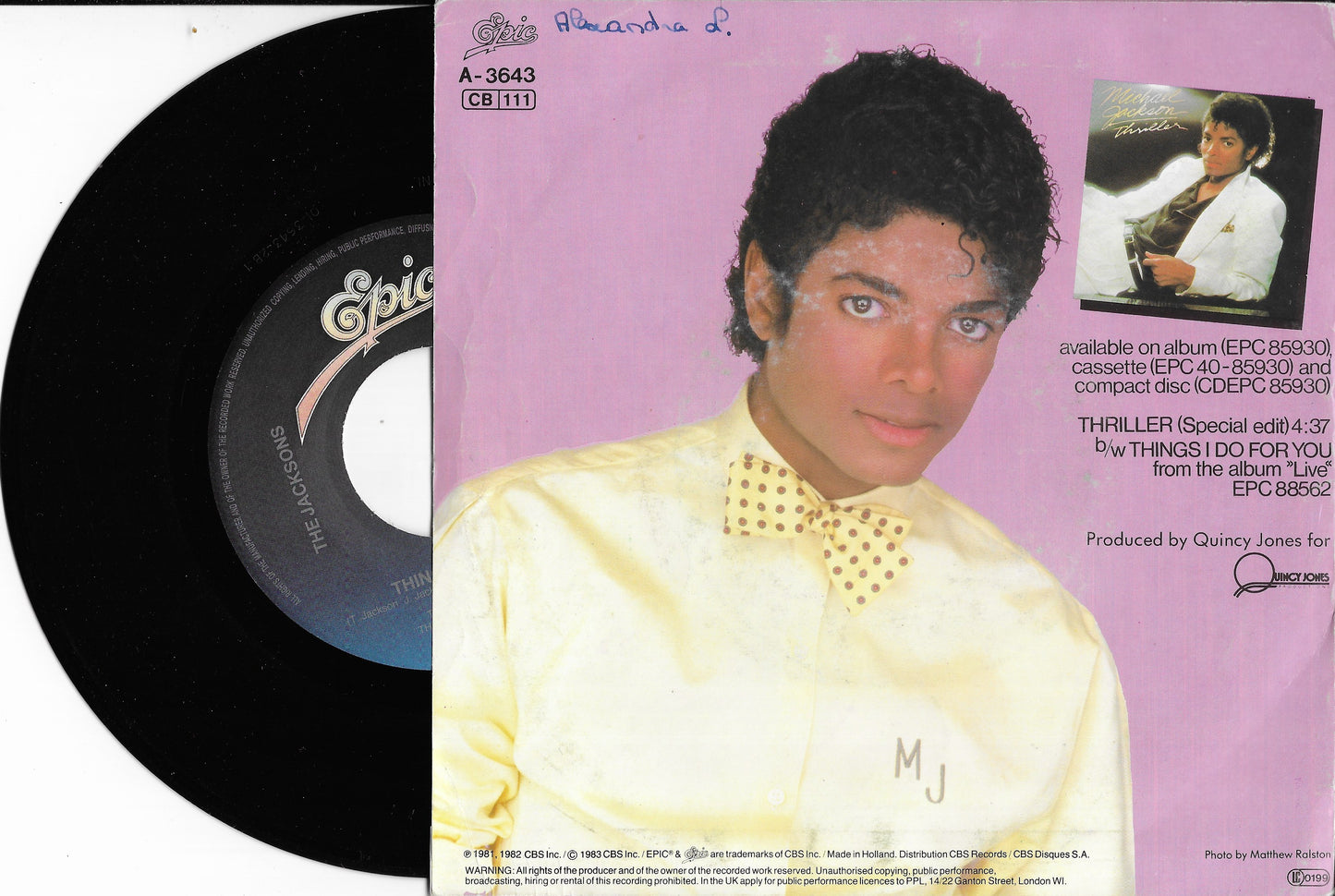 MICHAEL JACKSON - Thriller (Special Edit)
