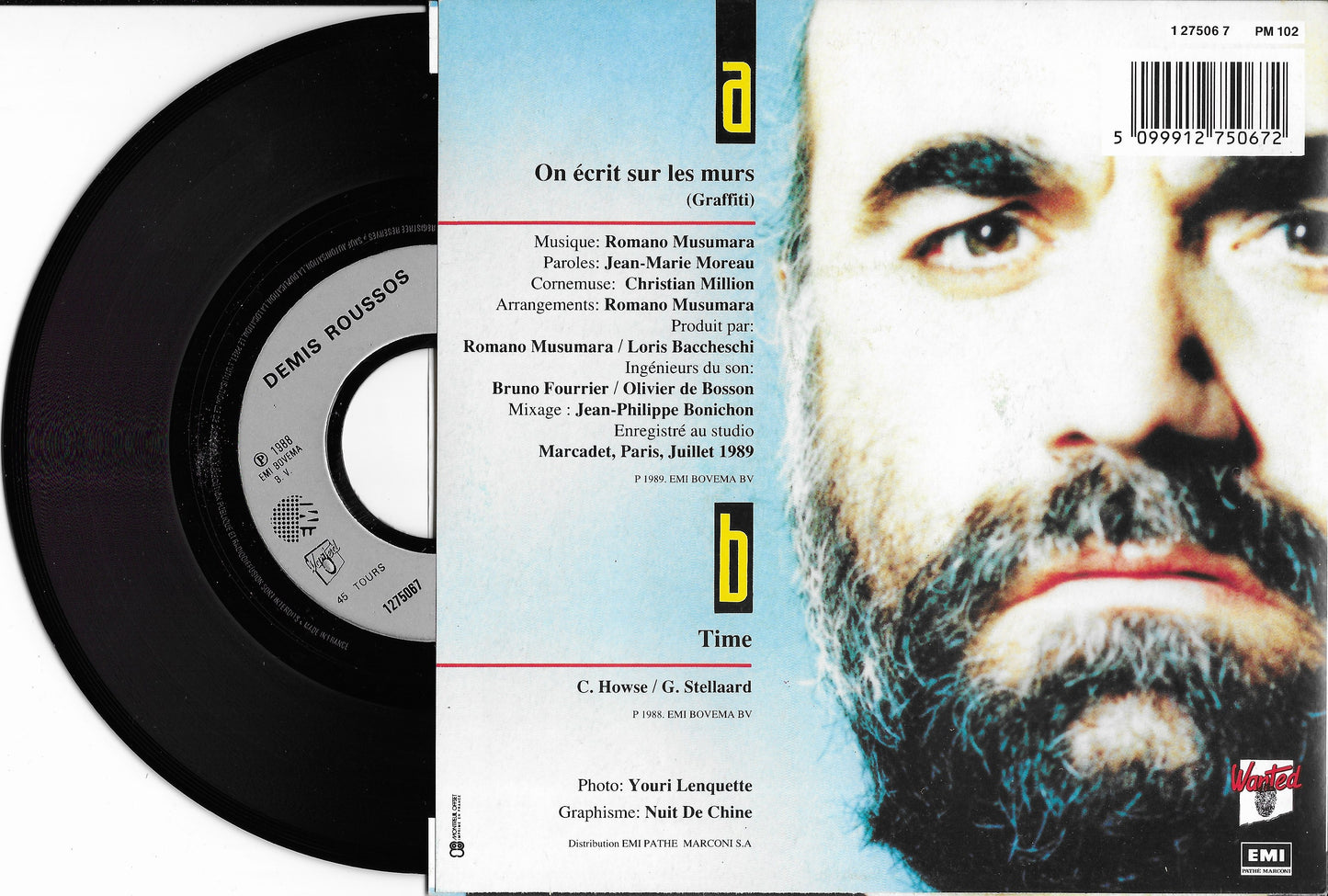 DEMIS ROUSSOS - On Écrit Sur Les Murs