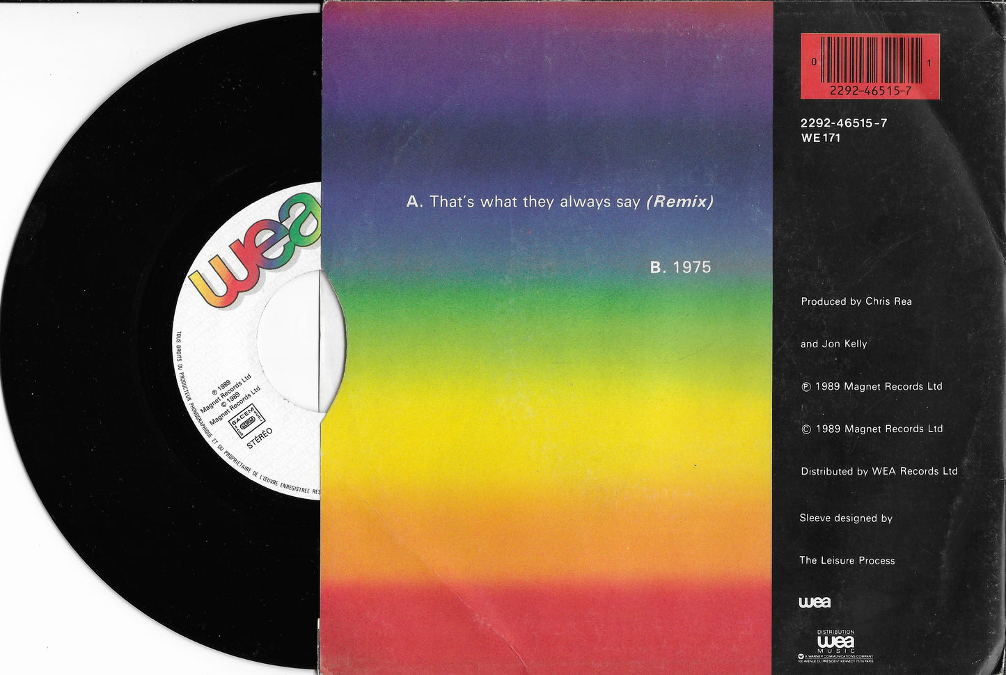 CHRIS REA - That's What They Always Say (Remix)