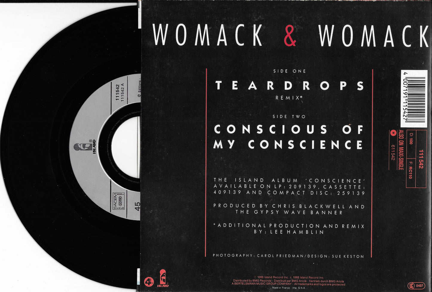 WOMACK & WOMACK - Teardrops