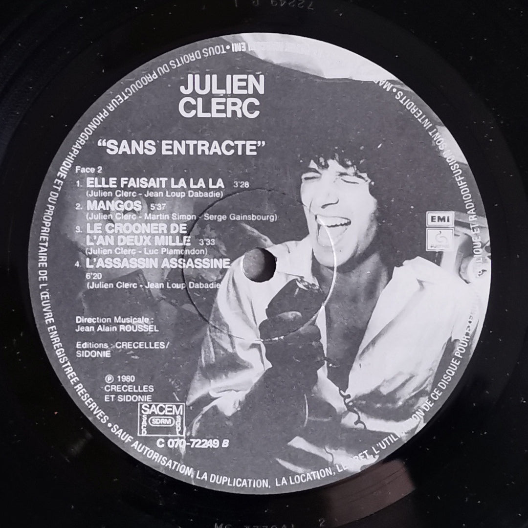 JULIEN CLERC - SANS ENTRACTE