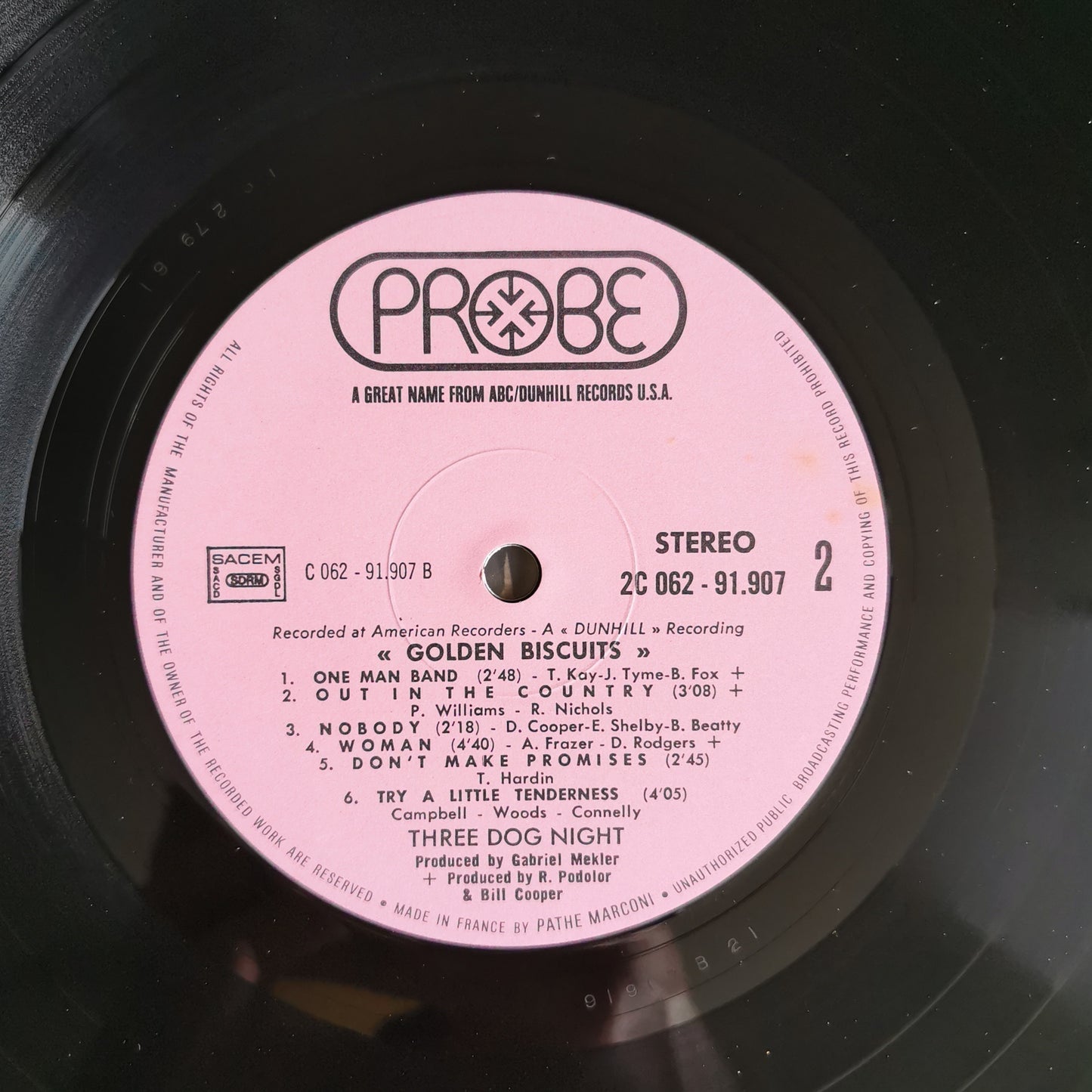 THREE DOG NIGHT - Golden Bisquits
