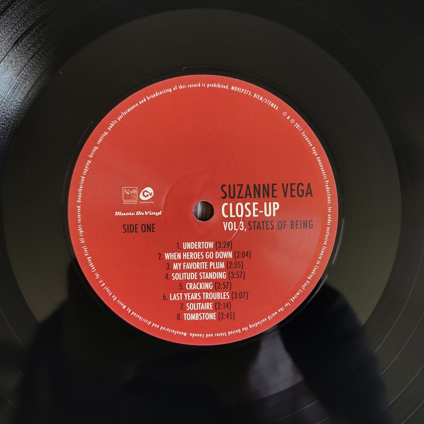 SUZANNE VEGA - Close-Up Vol 3, States Of Being