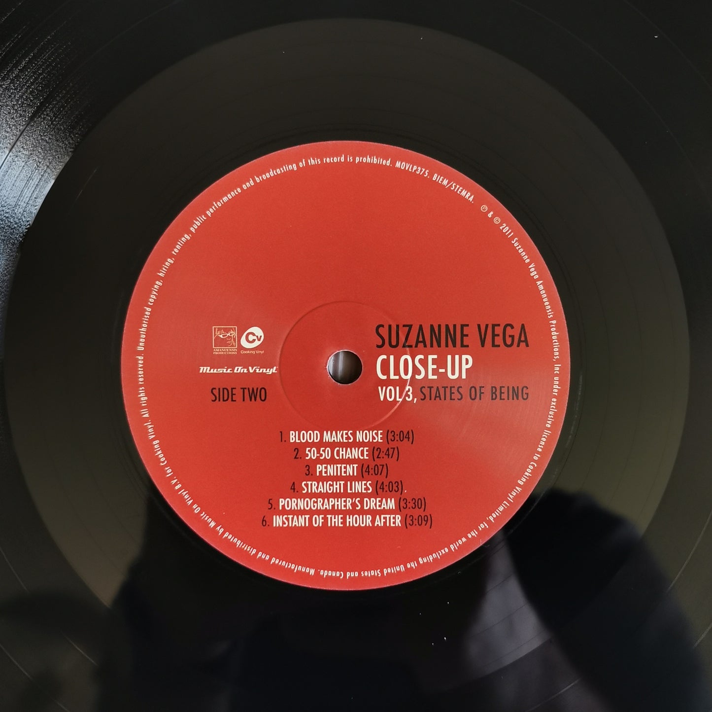 SUZANNE VEGA - Close-Up Vol 3, States Of Being