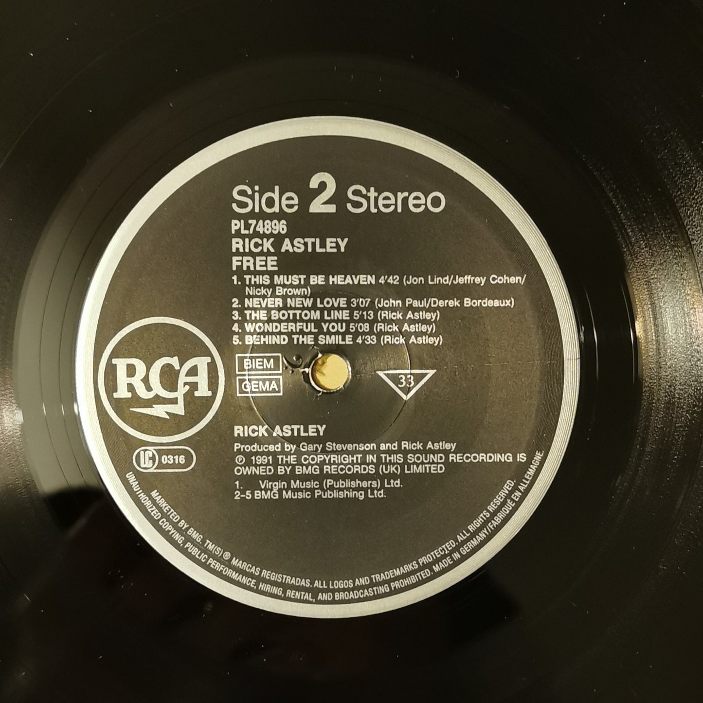 RICK ASTLEY - Free