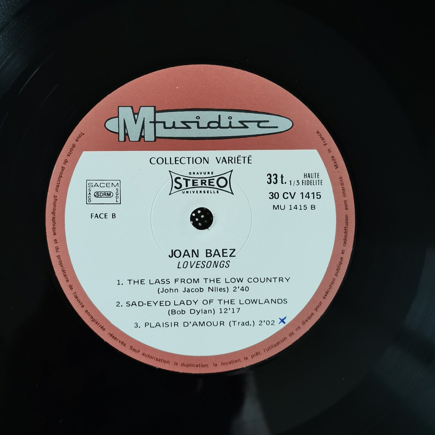 JOAN BAEZ - Lovesongs