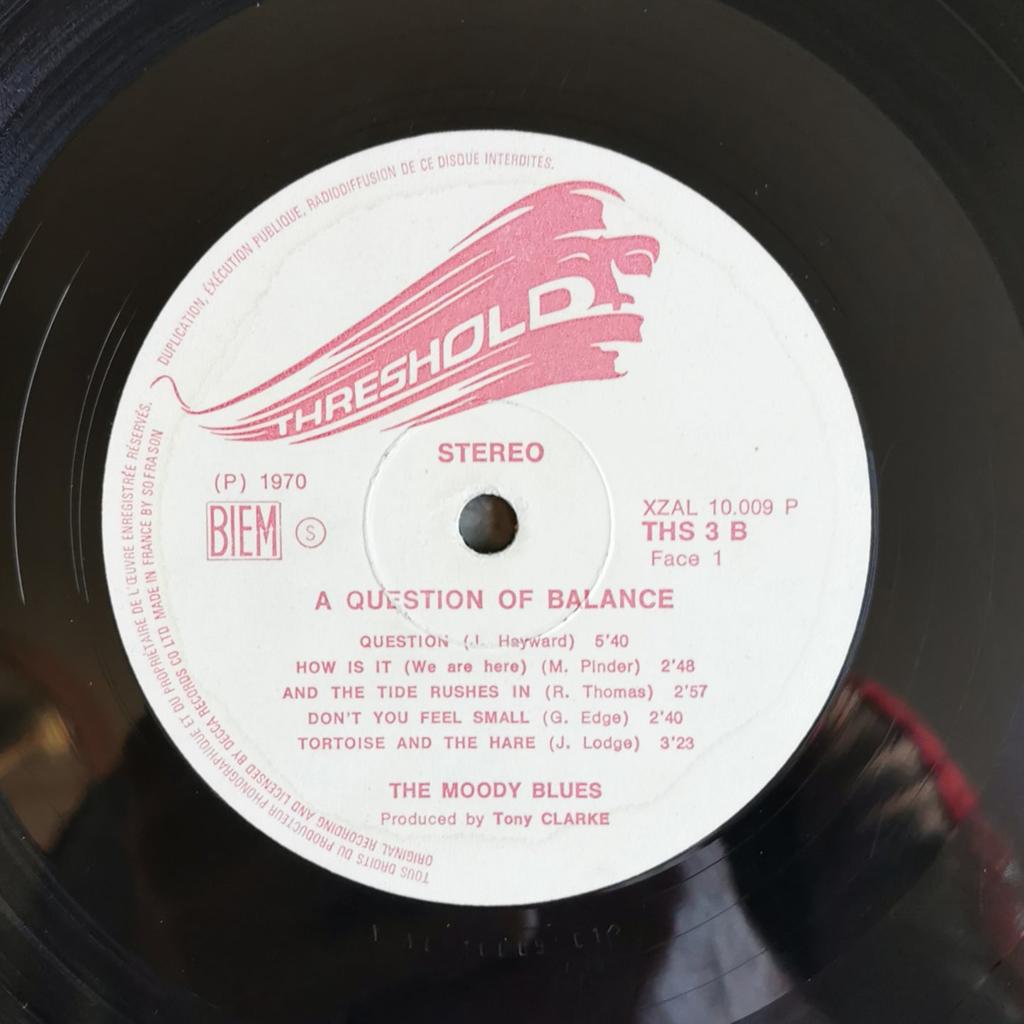 THE MOODY BLUES - A Question Of Balance