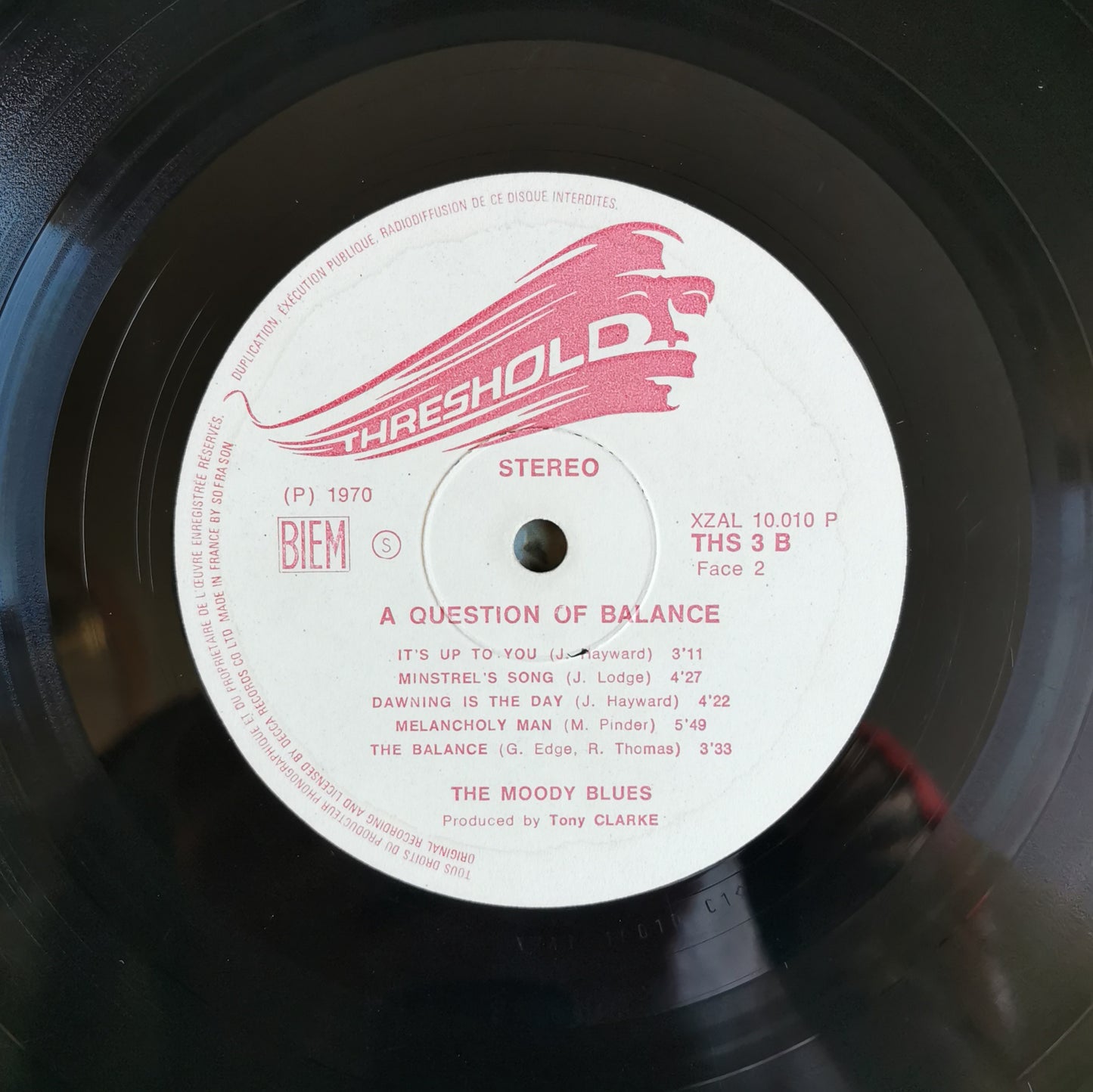 THE MOODY BLUES - A Question Of Balance