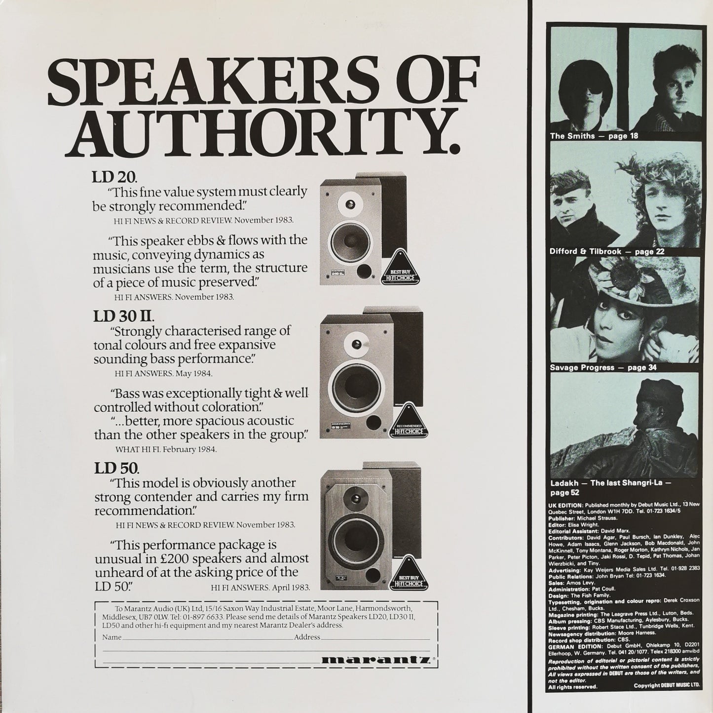 DEBUT LP MAGAZINE - Issue 06 (livret de 62 pages)