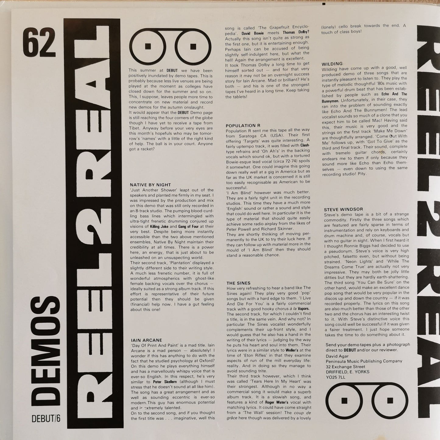 DEBUT LP MAGAZINE - Issue 06 (livret de 62 pages)