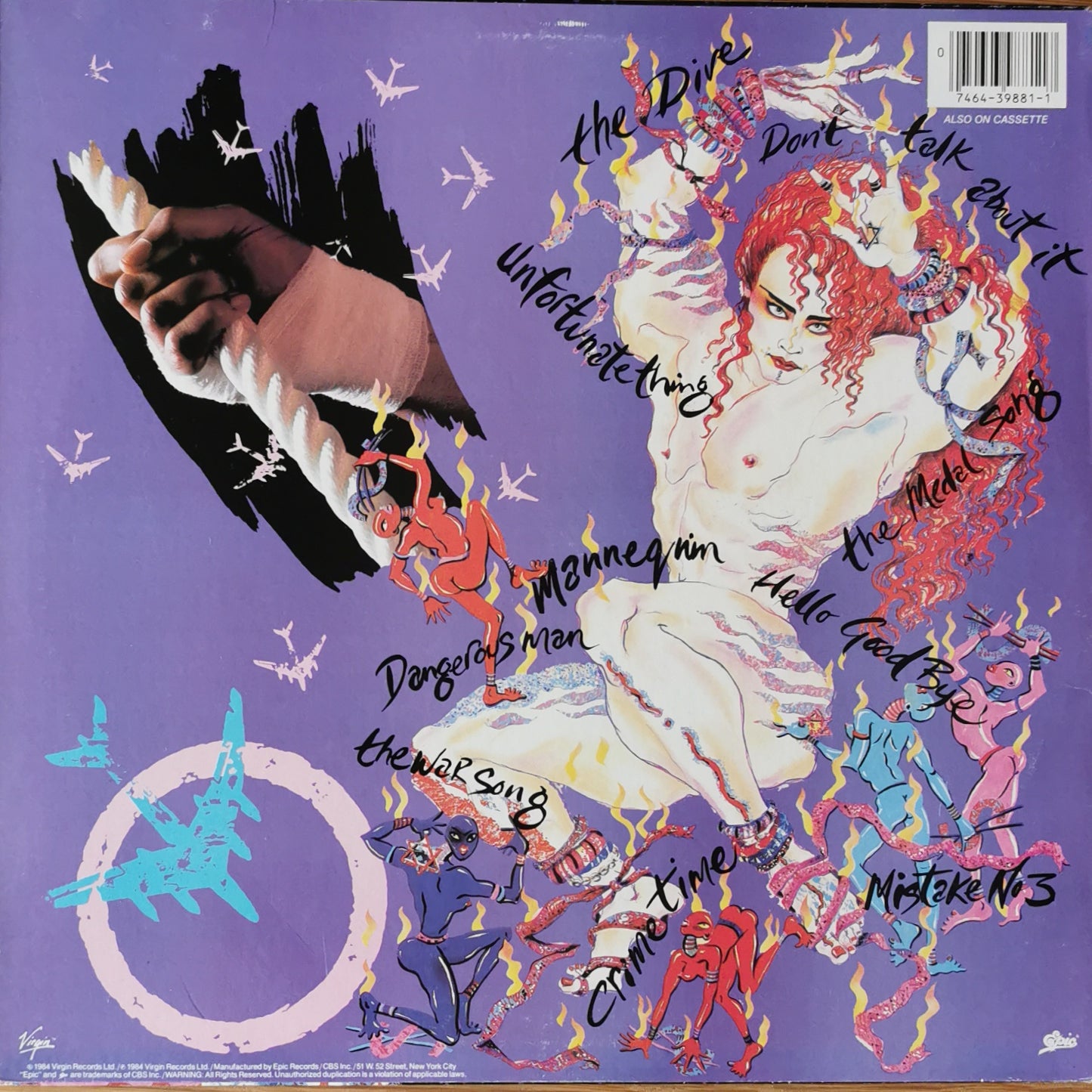 CULTURE CLUB - Waking Up With The House On Fire (pressage US)