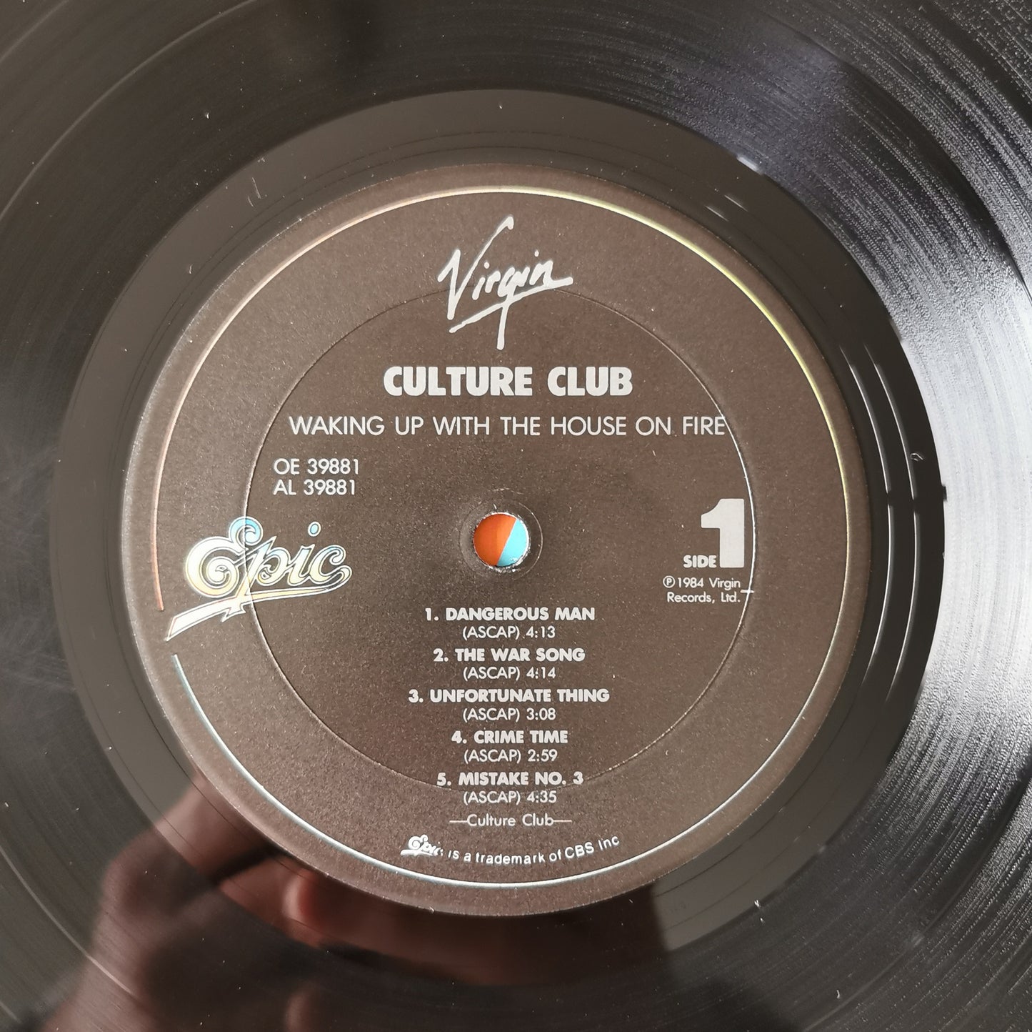 CULTURE CLUB - Waking Up With The House On Fire (pressage US)