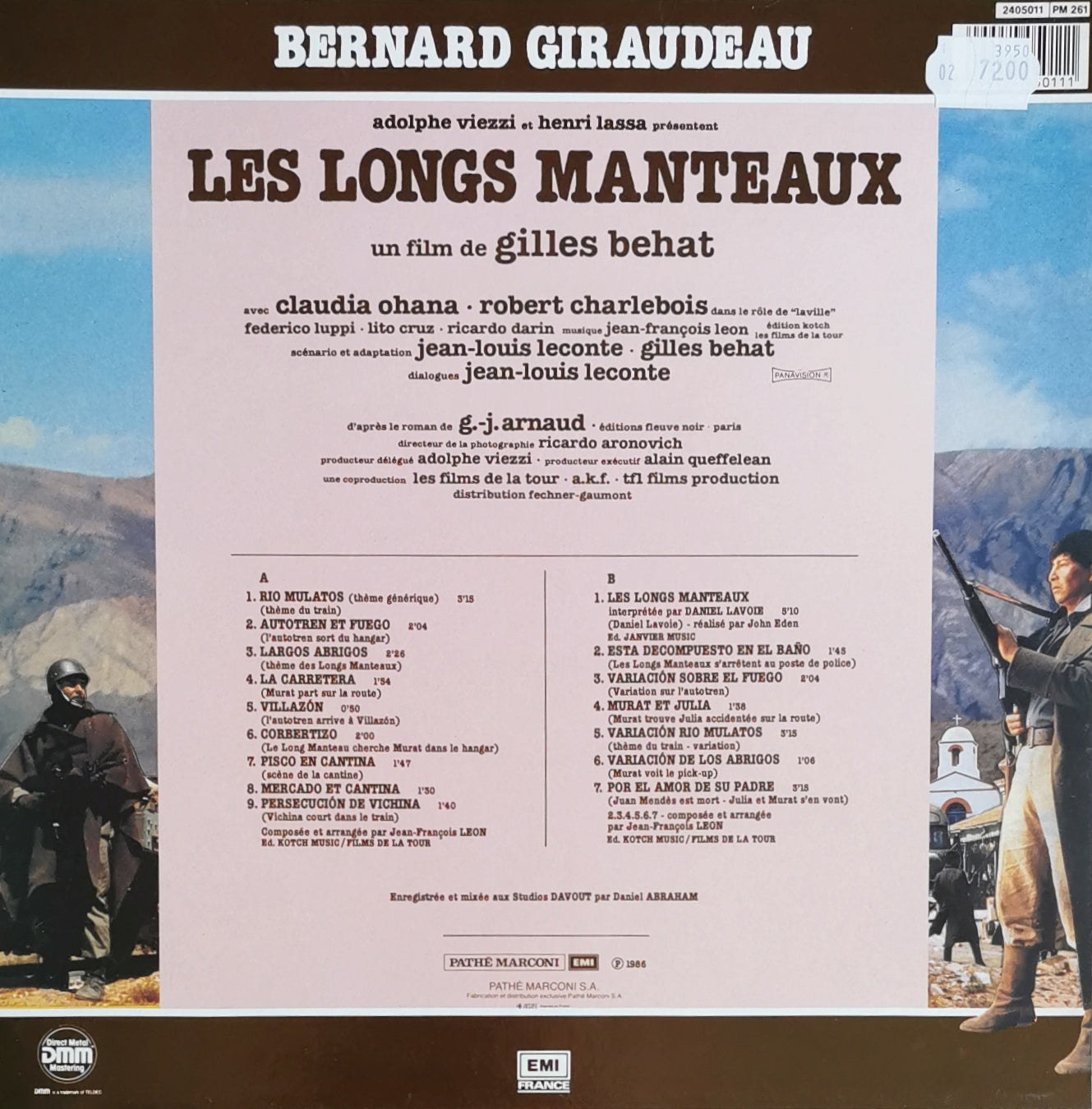 JEAN FRANCOIS LEON - Les Longs Manteaux, Bande Originale Du Film