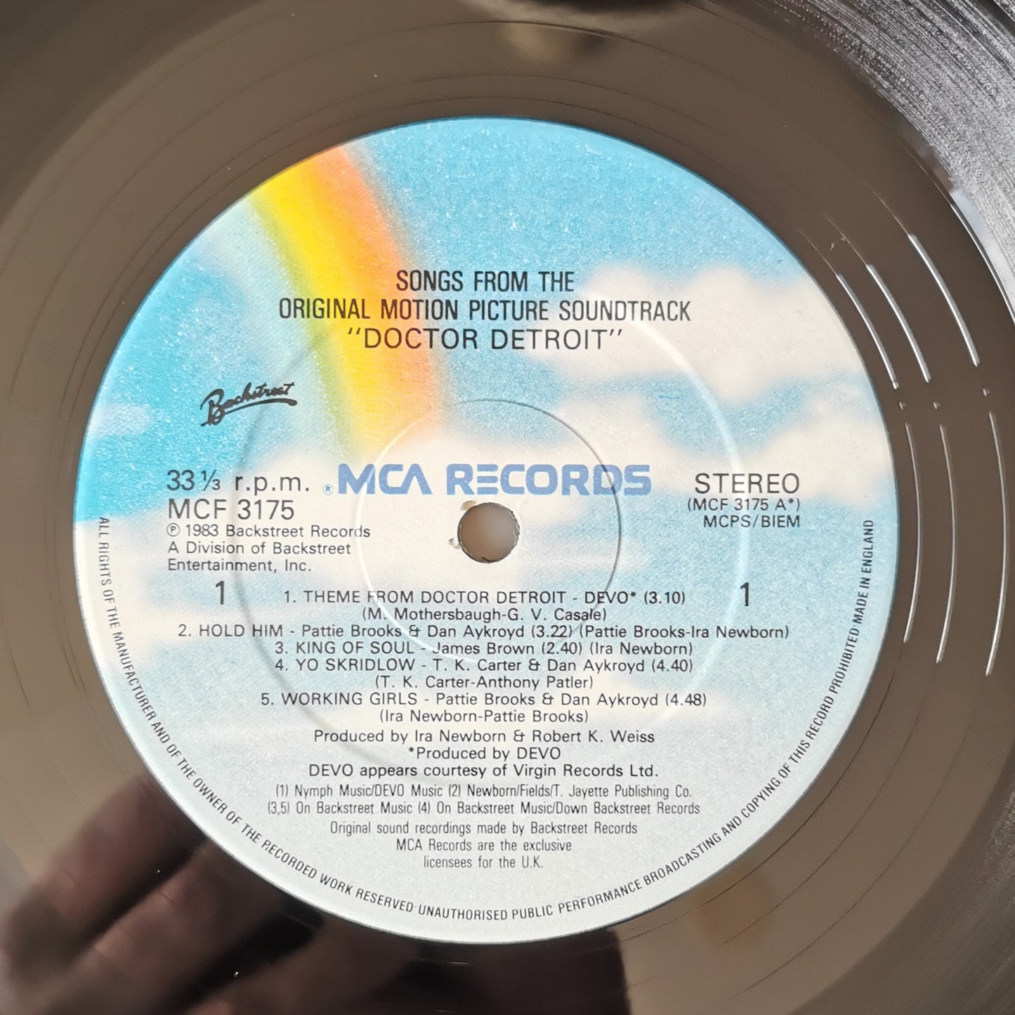 DOCTOR DETROIT - Songs From The Original Motion Picture Soundtrack