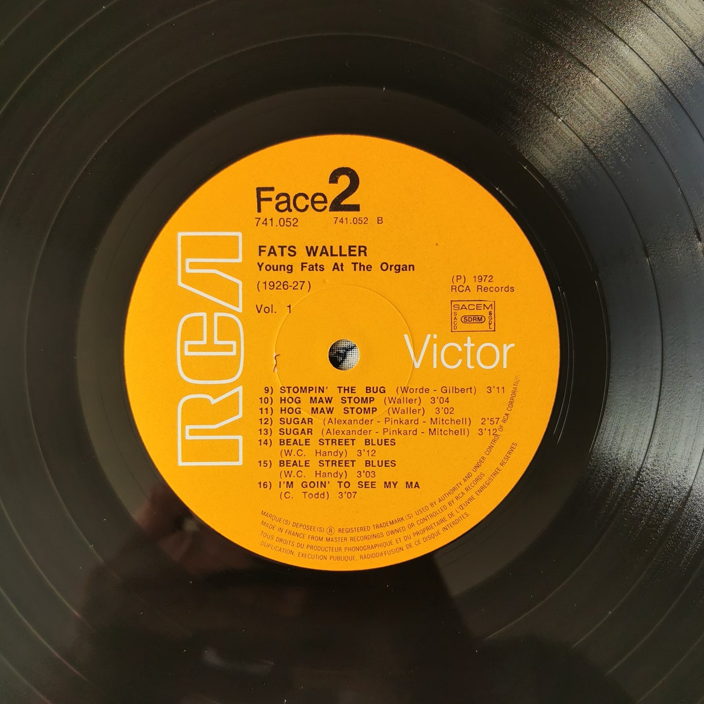 FATS WALLER - Young Fats At The Organ - 1926-1927 - Volume 1