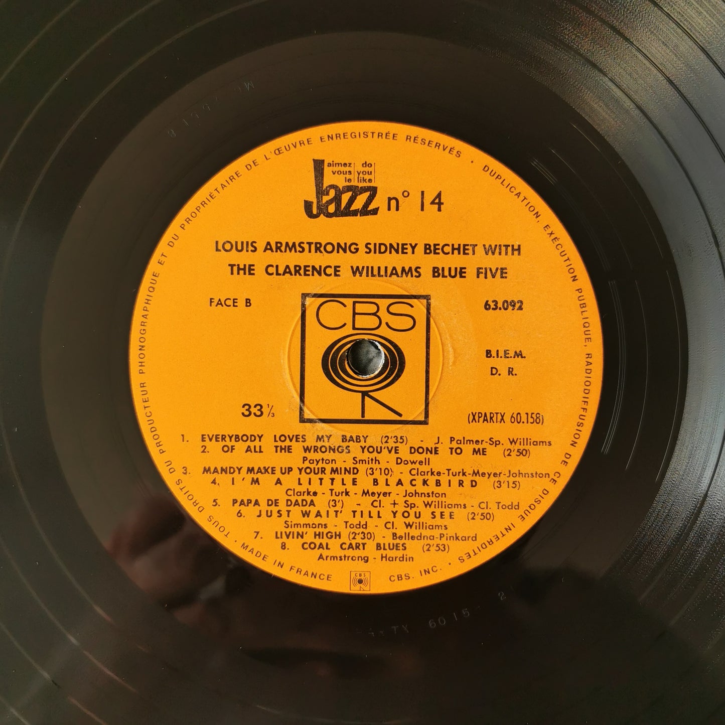LOUIS AMSTRONG, SIDNEY BECHET - Louis Armstrong & Sidney Bechet With The Clarence Williams Blue Five
