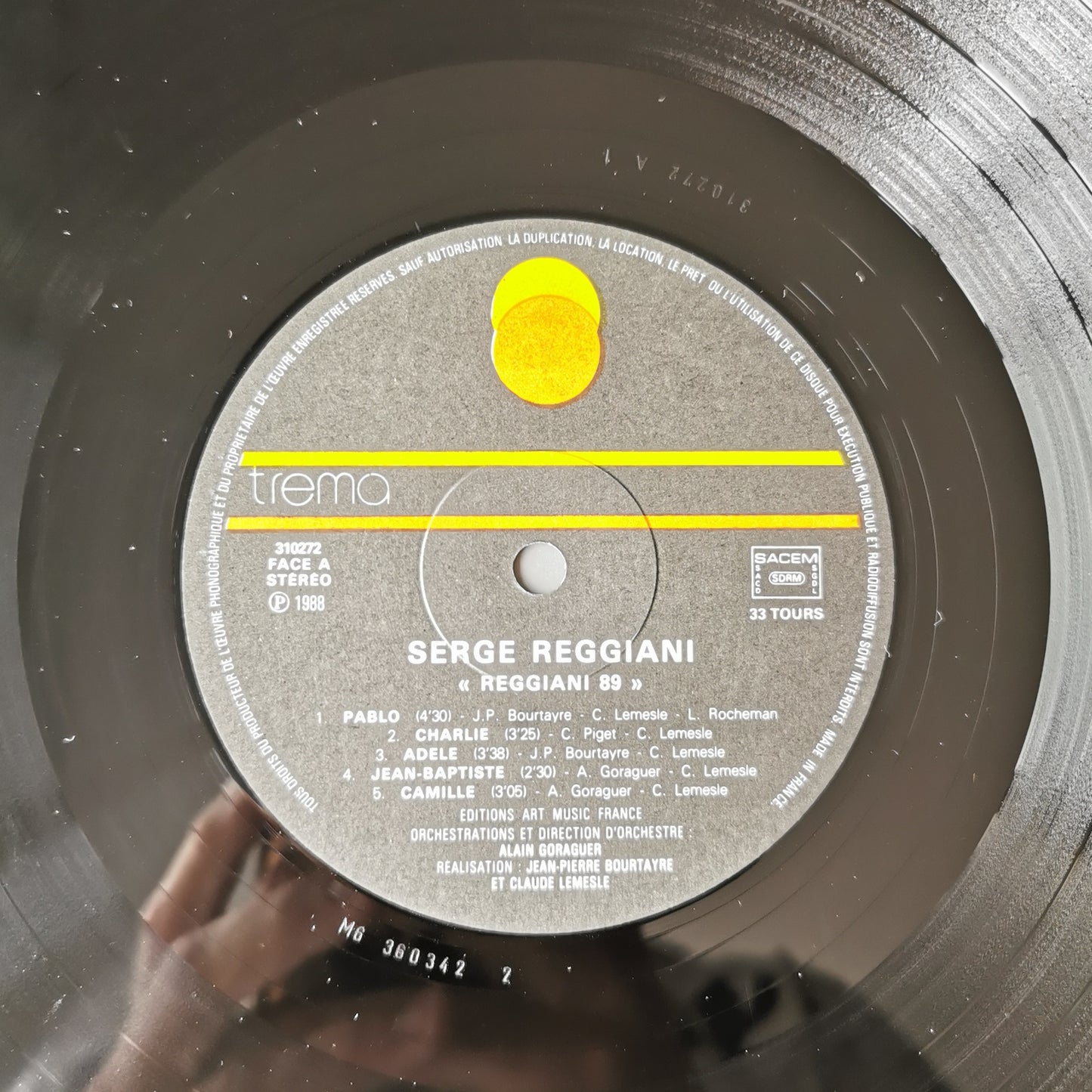 SERGE REGGIANI - Reggiani 89