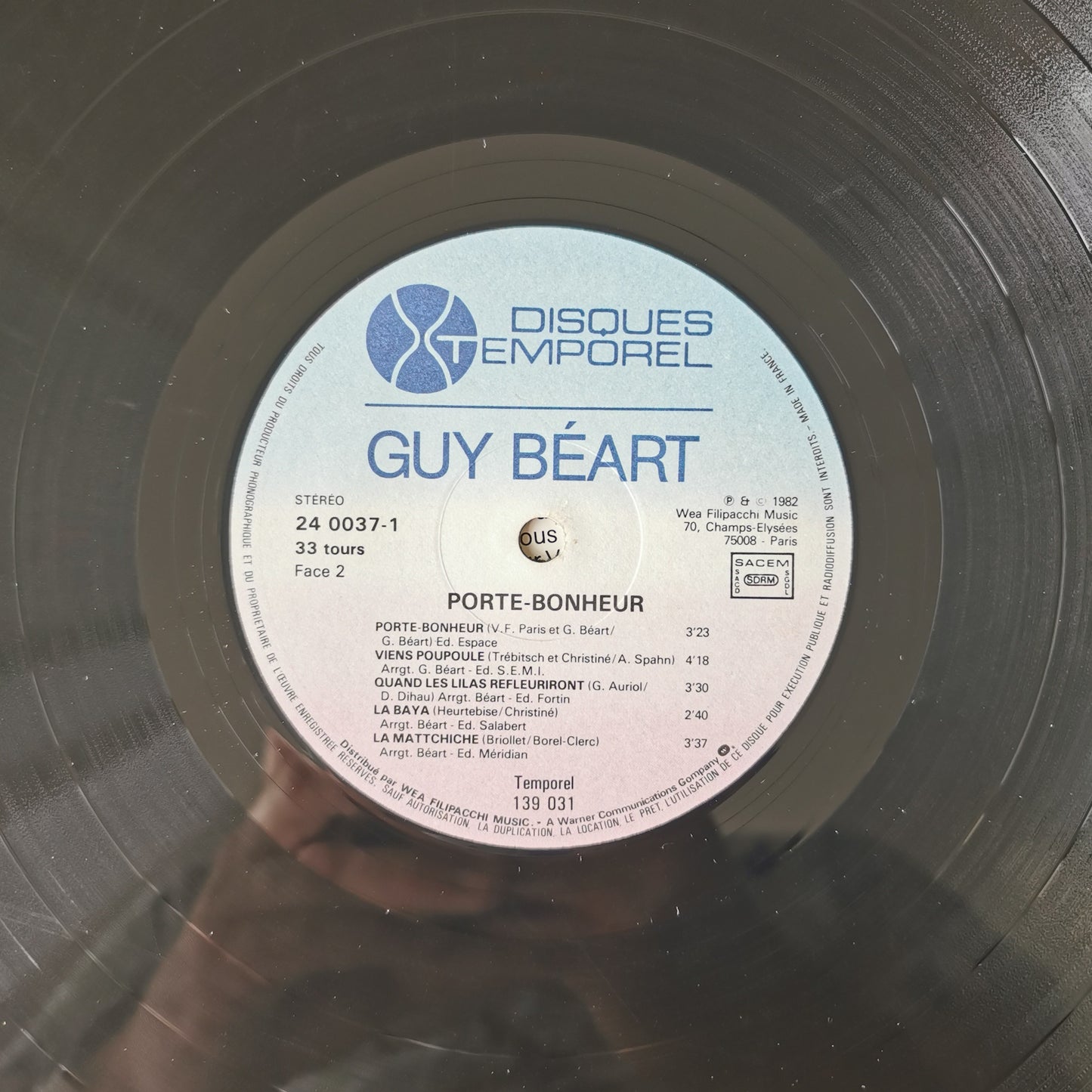 GUY BEART - Porte-Bonheur