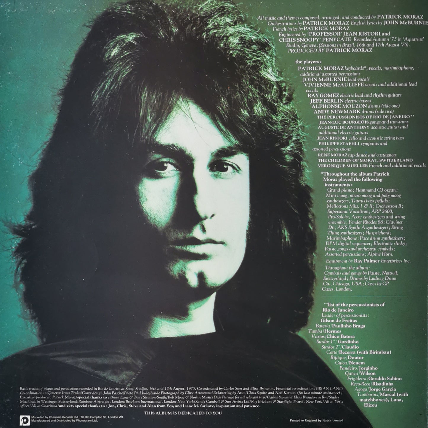PATRICK MORAZ - The Story Of i