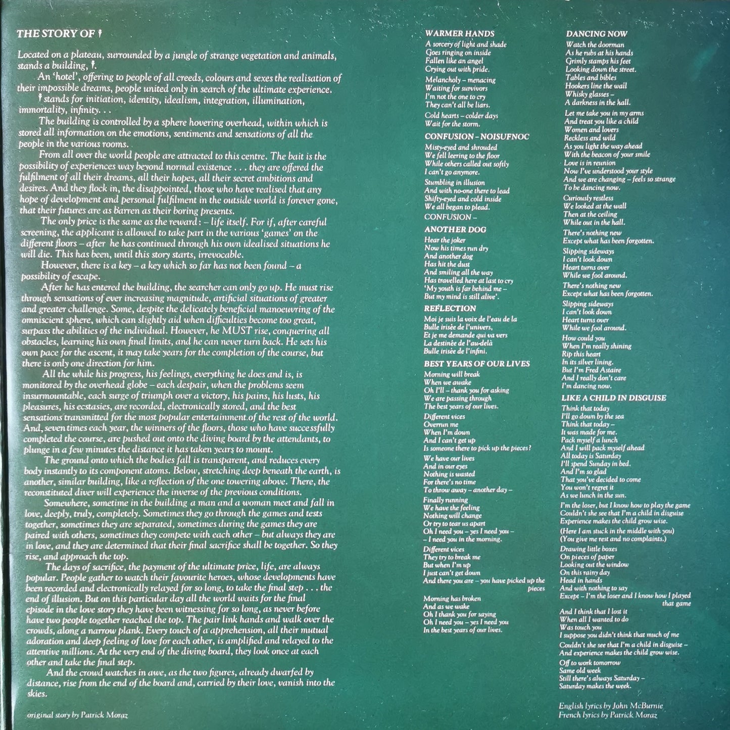 PATRICK MORAZ - The Story Of i