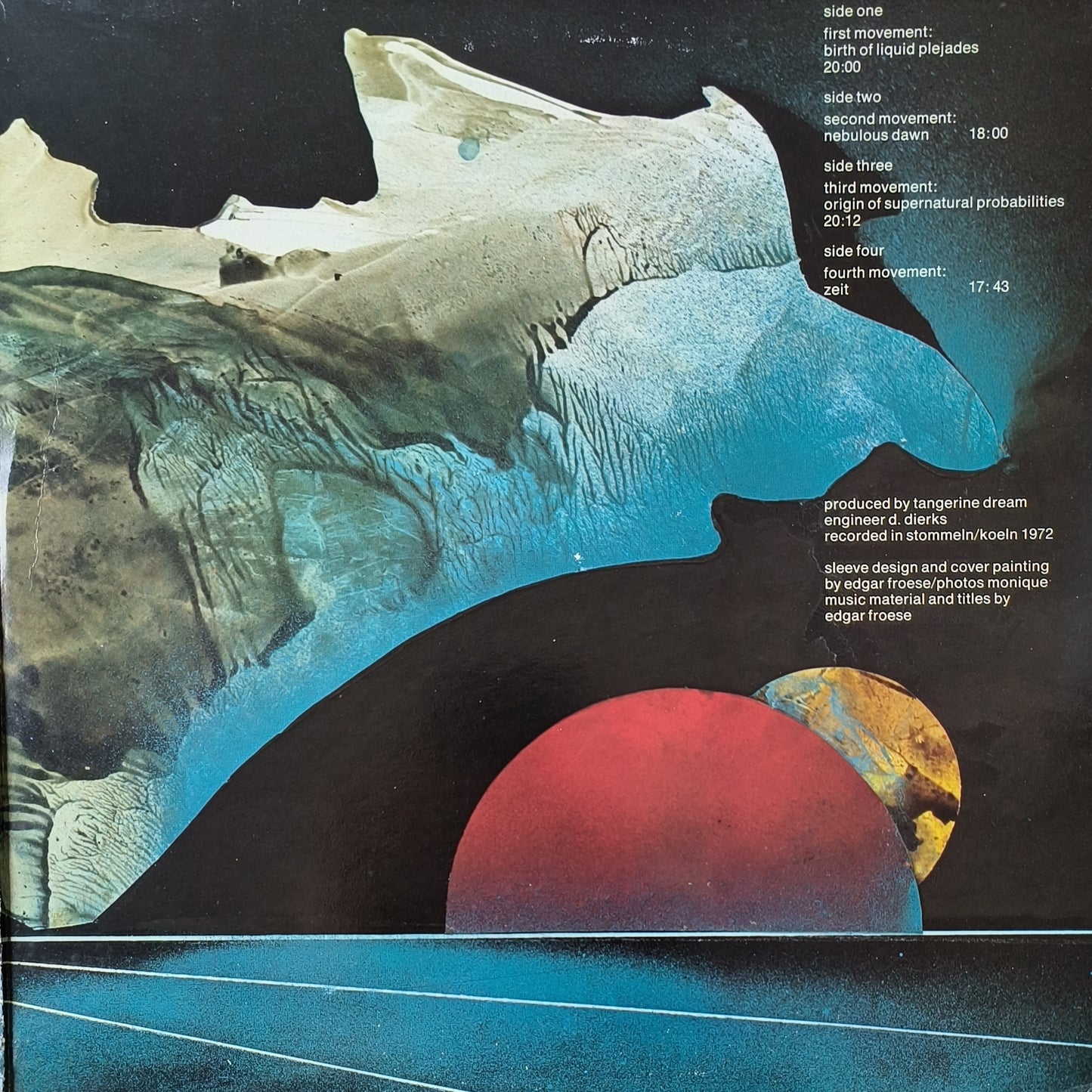 TANGERINE DREAM - Zeit (pressage UK)