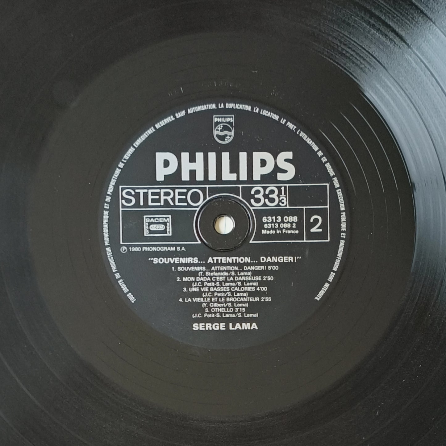 SERGE LAMA - Souvenirs... Attention... Danger !