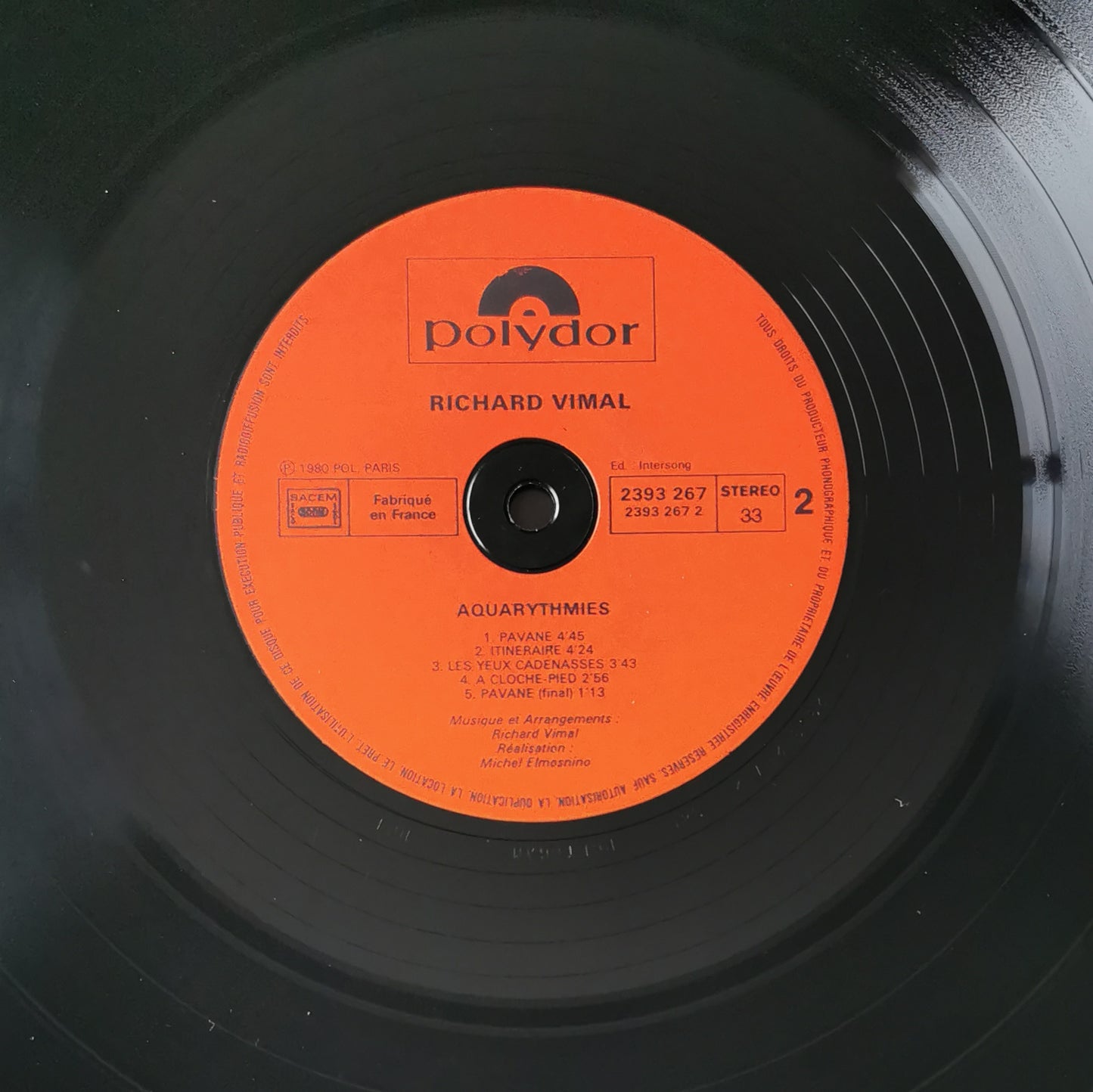 RICHARD VIMAL - Aquarythmies