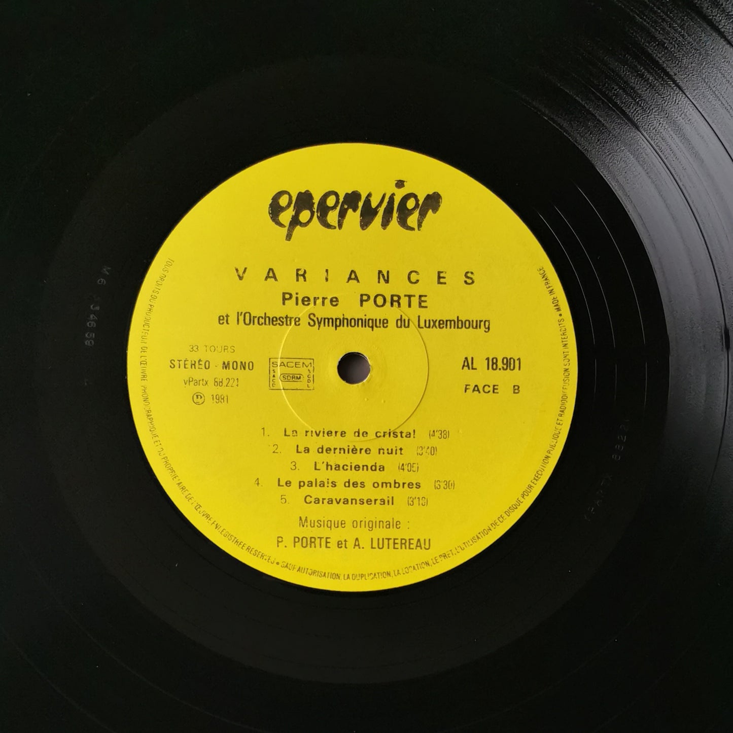 PIERRE PORTE - Variances