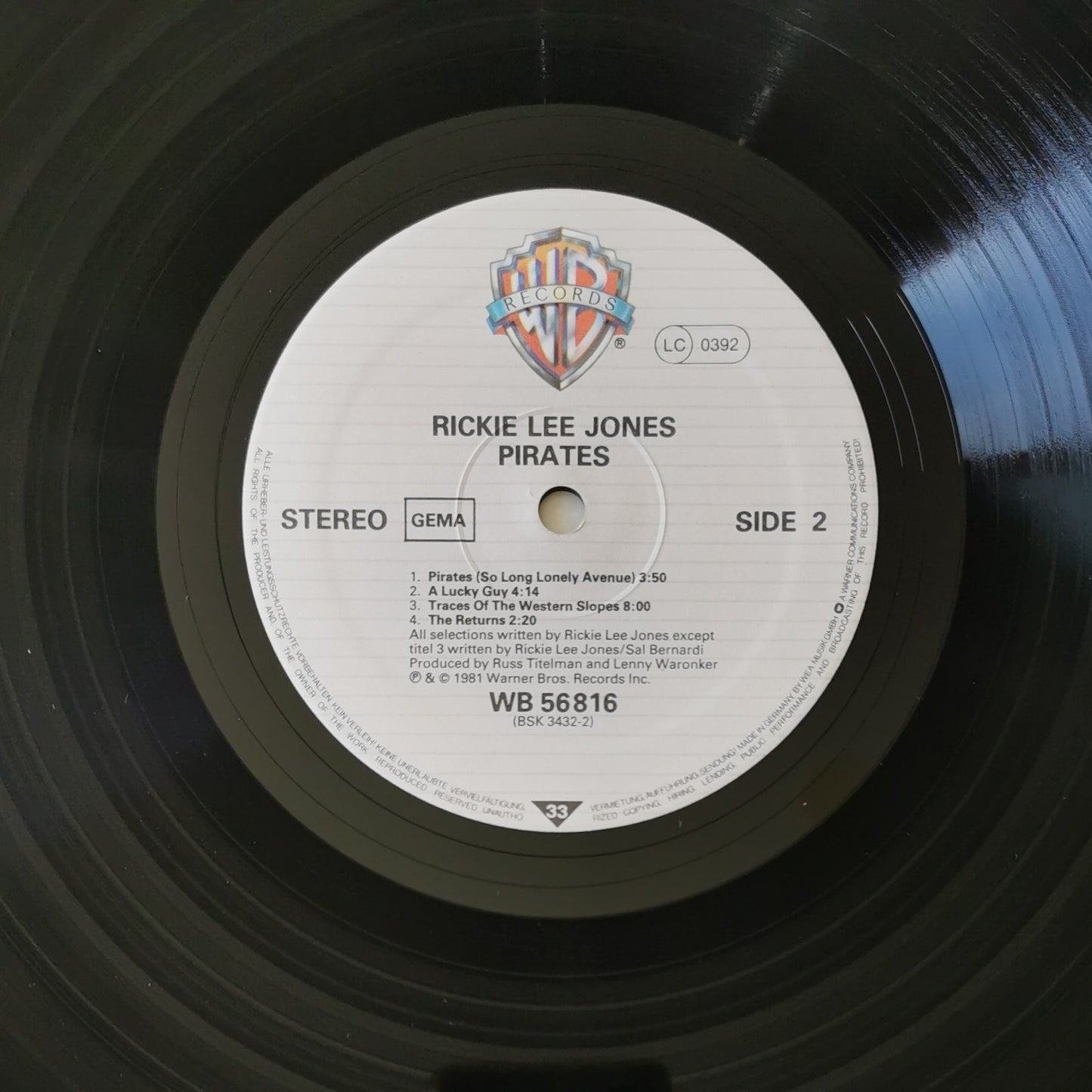 RICKIE LEE JONES - Pirates