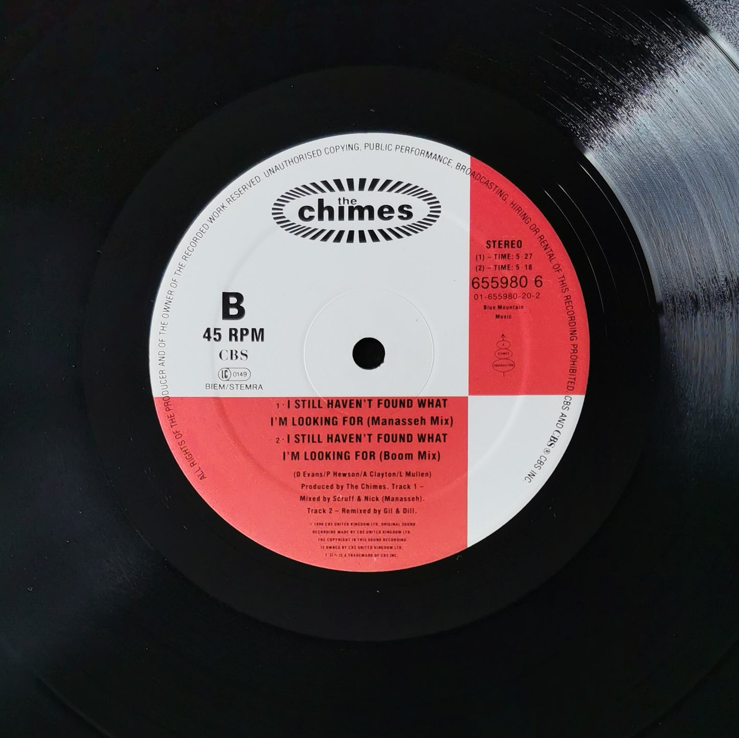 THE CHIMES - I Still Haven't Found What I'm Looking For