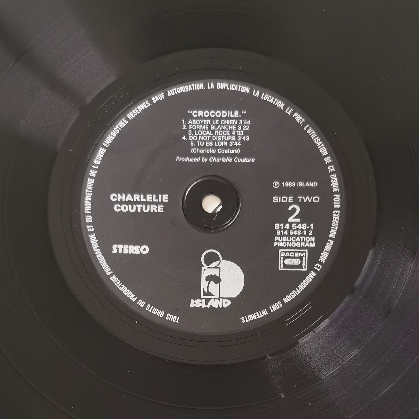 CHARLELIE COUTURE - Crocodile .