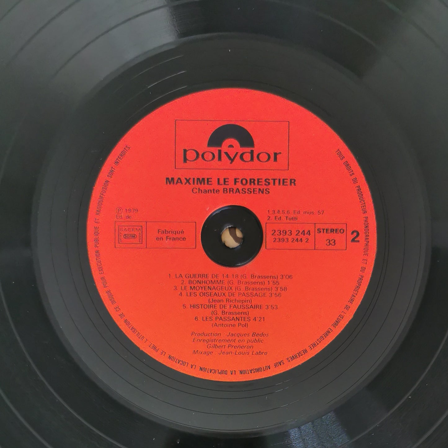 MAXIME LE FORESTIER - Chante Brassens