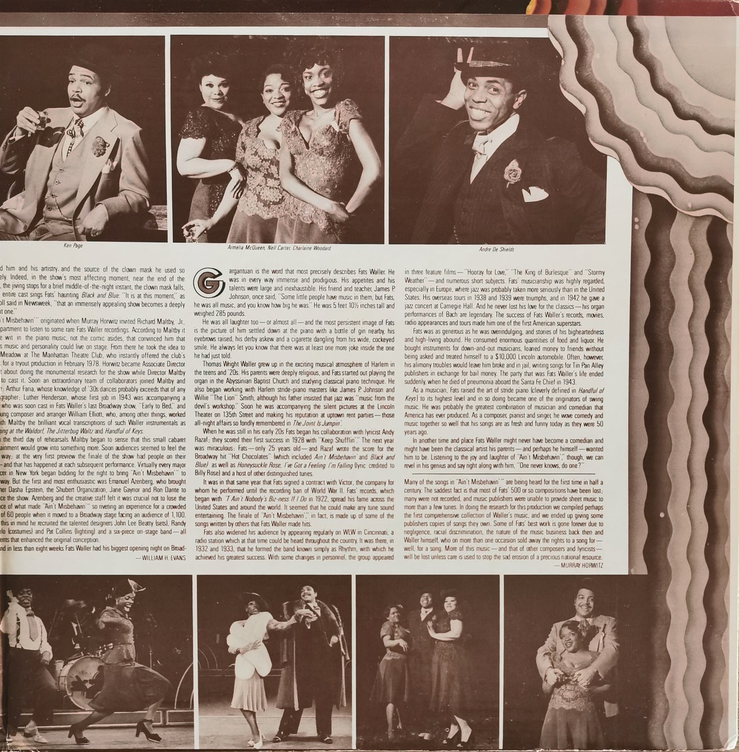 FATS WALLER - Ain't Misbehavin': The New Fats Waller Musical Show