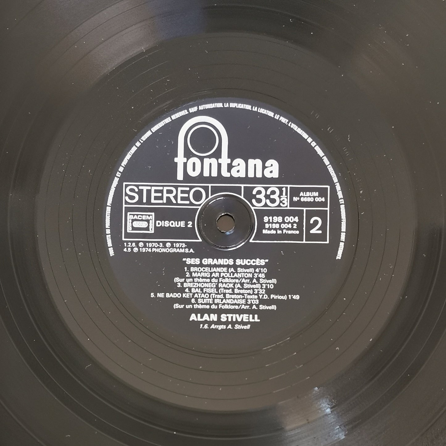 ALAN STIVELL - Grands Succes