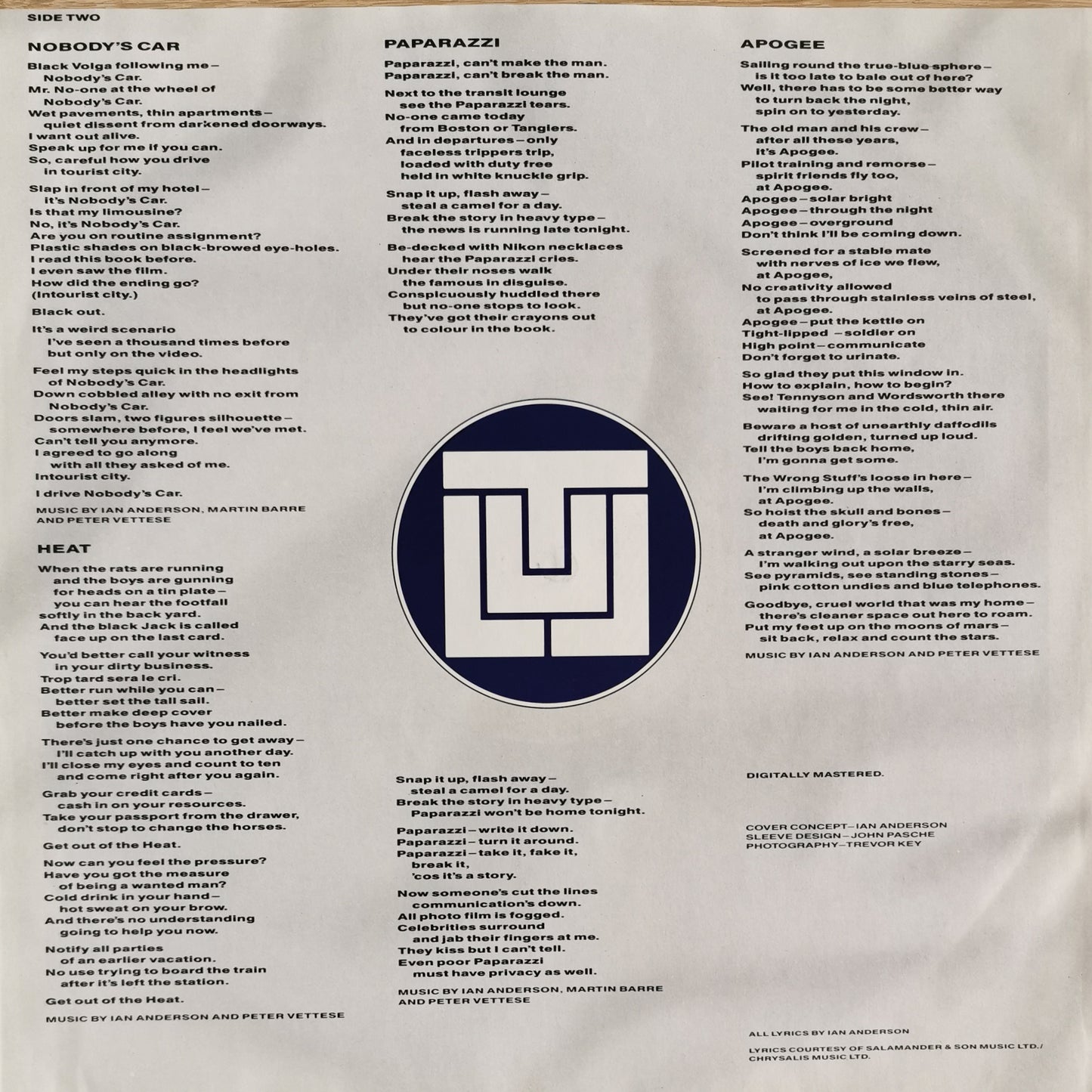 JETHRO TULL - Under Wraps