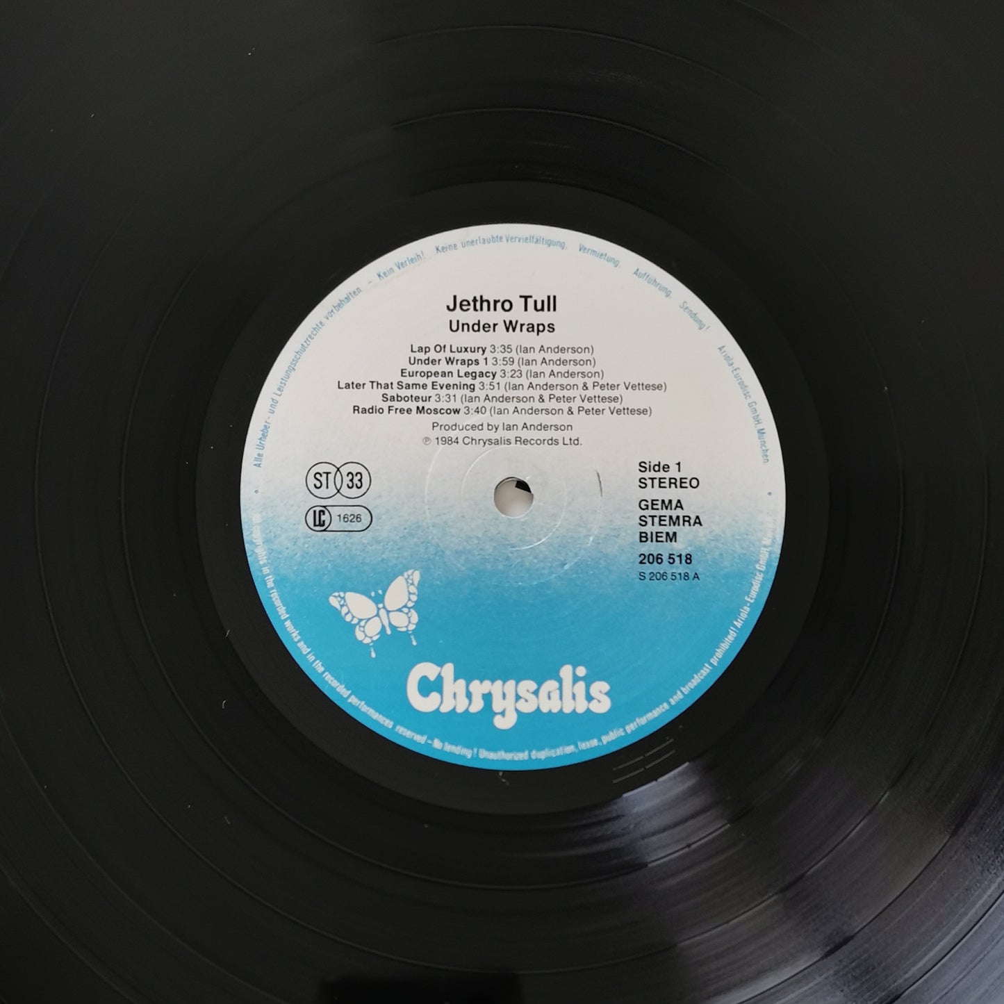 JETHRO TULL - Under Wraps