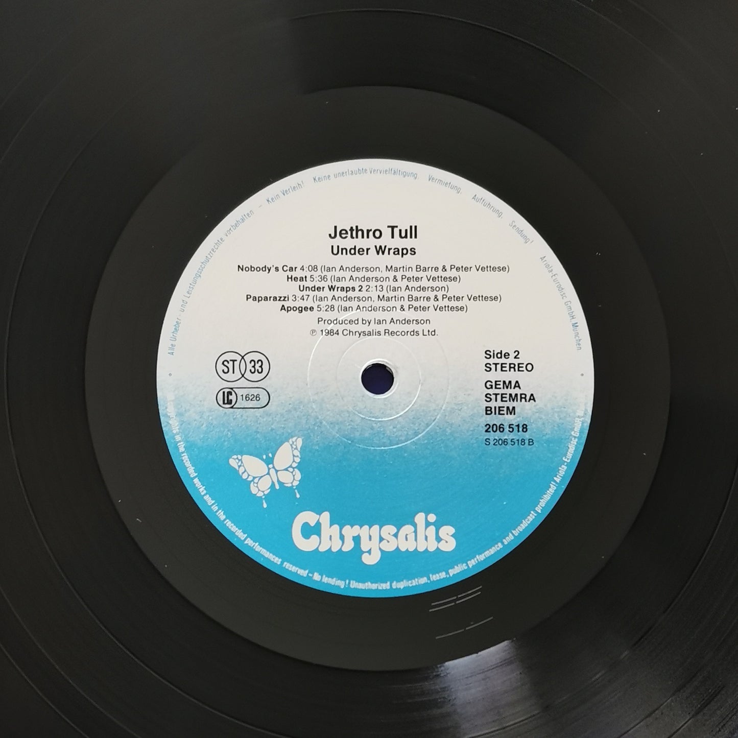 JETHRO TULL - Under Wraps